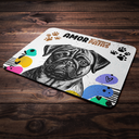 Ver imagem 2 de Mouse Pad Amor de Quatro Patas - Cachorro Pug