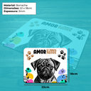 Ver imagem 3 de Mouse Pad Amor de Quatro Patas - Cachorro Pug