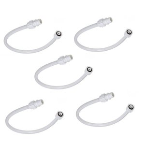 Engate Flexível Pvc 1/2 X 100cm Durin - Kit C/5un