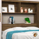 Ver imagem 3 de Roupeiro Modulado Cancun Casal Jequitibá Off White J&A Móveis