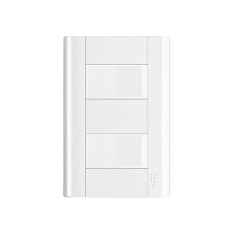 Interruptor Simples Duplo Fame Modulare com Placa 4x2