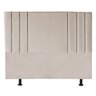 Cabeceira Cama Box King Estofada Grécia 195cm Suede:bege - 1