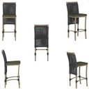 Ver imagem 5 de Mesa Bistro e 4 Banquetas Roma Fendi Corda Náutica 13 Trama Original