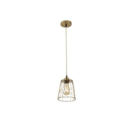 Pendente Ollin 30cm E27 Dourado Nordecor - 1
