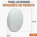 Ver imagem 6 de Painel LED Redondo Embutir Foxlux 24W 4000k Kit com 4