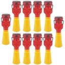 Ver imagem 1 de Sinalizador Viario Solar Sinalizaçao Kit 10 Uni Rodovia Rua Estrada Pista Cone Iluminaçao Segurança 