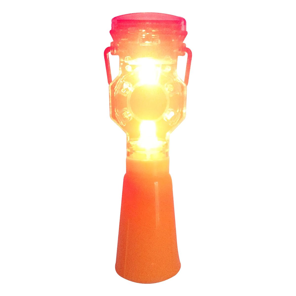 Sinalizador Viario Solar Sinalizaçao Kit 10 Uni Rodovia Rua Estrada Pista Cone Iluminaçao Segurança  - 7