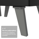 Ver imagem 2 de Armário de Cozinha Completa de Canto 465 cm Preto Nice Madesa 05