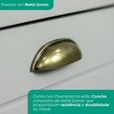 Ver mais imagens de Torre Quente 72 cm 2 Portas 2 Gavetas C351 Cinza Nature Henn