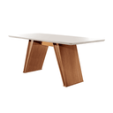 Ver imagem 1 de Mesa de Jantar Retangular 1,35x0,90m - Atena - LJ Móveis