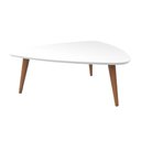 Ver imagem 2 de Mesa de Centro Triangular Utopia Baixa 85 cm Sala de Estar - Branco Gloss