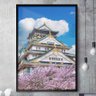 Quadro Decorativo Castelo Osaka Japão-24x34Cm - 1