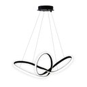 Ver imagem 5 de Lustre Luminaria Pendente de Teto para Sala Quarto Led Infinity Moderno Luz 3 em 1 Bivolt