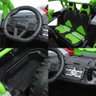 Carro Elétrico Infantil Jipe Off Road 4x4 Utv Compacto Verde com Controle Remoto - 5