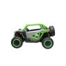 Carro Elétrico Infantil Jipe Off Road 4x4 Utv Compacto Verde com Controle Remoto - 6