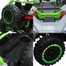 Carro Elétrico Infantil Jipe Off Road 4x4 Utv Compacto Verde com Controle Remoto - 3