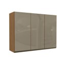 Ver imagem 1 de Armário de Cozinha Modulado Maxxi G767 C/ 3 Portas C/ Vidro Reflecta 120cm Canela - Kappesberg