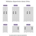 Ver imagem 7 de Berço 3 em 1 com Colchão Incluso e Cômoda 2 Portas 4 Gavetas Nina Multimóveis Mp4772 Branco