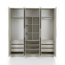 Ver imagem 1 de Guarda-roupa Modular 6 Portas 9 Gavetas 1013 Ilan Carvalho