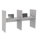 Ver imagem 1 de Mesa de Atendimento 2 Lugar Roma Cinza