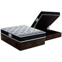 Ver imagem 1 de Cama Box Baú Casal: Colchão Espuma Probel D33/EP Firmepedic ProDormir Advanced Tech1500 Double