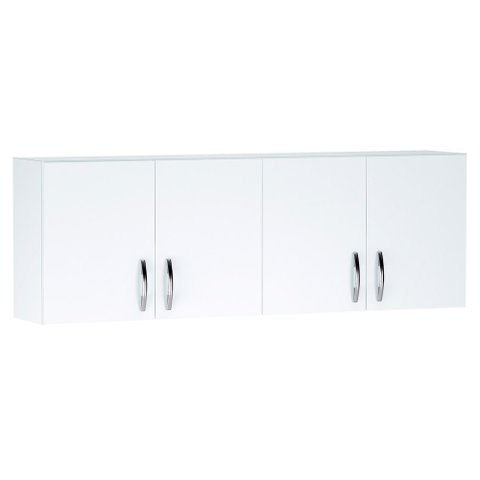 Armário Aéreo Cozinha 4 Portas 160 cm Branco 360 AJL Móveis