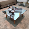Mesa de Centro de Sala Espelhada Lorena Wood Mirror - 2