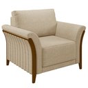 Ver imagem 6 de Conjunto Decorativo Poltrona e Sofá 222cm Market Linho Bege - Gran Belo