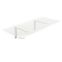 Ver imagem 4 de Suporte Dobrável em Aço 28cm Branco - Kit-SDC28-Br - Multivisao Suporte Dobravel em Aco 28cm Branco