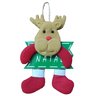 Enfeite para Arvore de Natal ou Porta Rena Decoração Casa Pendente com Placa Feliz Natal Apartamento - 1