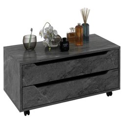 Conjunto para Banheiro 80 Cm Mármore Lunar - Tecnomobili - 10