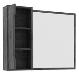 Conjunto para Banheiro 80 Cm Mármore Lunar - Tecnomobili - 3