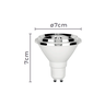 Lâmpada Led Nordecor Sof Ar70 4,8w Gu10 24° Alto Irc 95 Bivolt 2700k Luz Amarela 1137 - 2