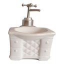 Ver imagem 2 de Porta Sabonete Liquido Cerâmica Branco N240089-8 - Quanhe
