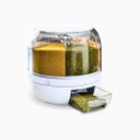 Ver imagem 1 de Porta Grãos Giratório com 6 Divisórias Prático e Moderno