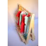 Cabideiro Arara de Roupas Infantil Montessoriana de Madeira Pinus - 4