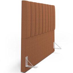 Cabeceira Cama Box Casal King 195 cm Dália W01 Bouclê Terracota - Lyam Decor - 6