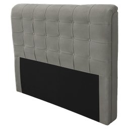 Cabeceira Casal Queen de Cama Box Estofada Ana 160 Cm Veludo - 5