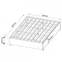 Ver imagem 2 de Base de Cama Box Casal Libia 138 X 188 Cm Mel - Viero Móveis