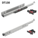 Ver imagem 1 de Corrediça Oculta com Amortecedor Hafele Dt 130 270 a 550mm 30 Kg Total Dt130 com Amortecedor 300mm
