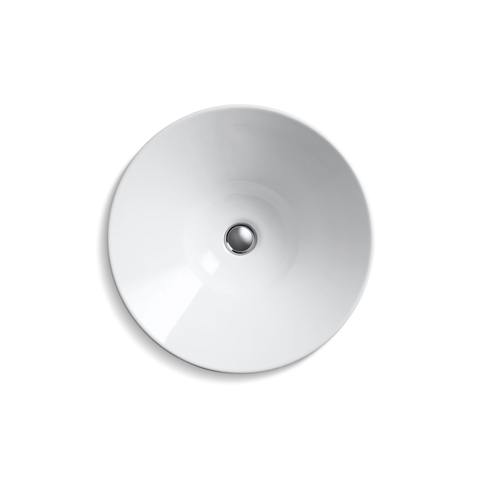 Cuba para Banheiro Kohler Conical Bell de Apoio Redonda 41x41cm Branco
