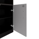 Ver imagem 5 de Armário Escritório Estante 80cm 2 Portas 3 Prateleiras F5