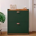 Ver imagem 3 de Sapateira Organizadora Pequena Apartamento 12 Pares Calçados Gavetas Basculante Decoração Quarto