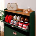 Ver imagem 6 de Sapateira Organizadora Pequena Apartamento 12 Pares Calçados Gavetas Basculante Decoração Quarto