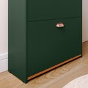 Ver imagem 7 de Sapateira Organizadora Pequena Apartamento 12 Pares Calçados Gavetas Basculante Decoração Quarto