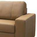 Ver imagem 6 de Sofá 2 Lugares para Sala de Estar Living 150cm Aurora L06 Couro Marrom Claro - Lyam Decor