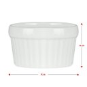 Ver imagem 3 de 8 Ramekin de Porcelana Classic Branco 6cm x 4cm Lyor