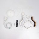 Ver imagem 7 de Pendente Luminária Circus 15 Madeira Desmontada 3 Unidades:branco