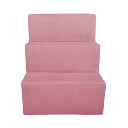 Escada Pet para Cães e Gatos Suede Rosa Dal Poz Estofados - 2