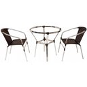 Ver imagem 4 de Mesa Ascoli em Alumínio para Varanda, Edícula Trama